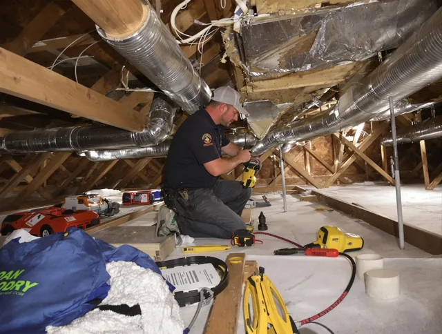 Professional air duct repair by Seekonk Air Duct Cleaning in Seekonk