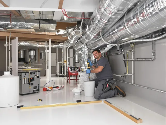 Professional duct sealing service by Seekonk Air Duct Cleaning in Seekonk