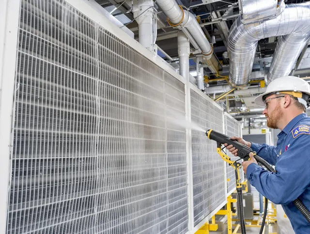 Professional commercial coil cleaning by Seekonk Air Duct Cleaning in Seekonk